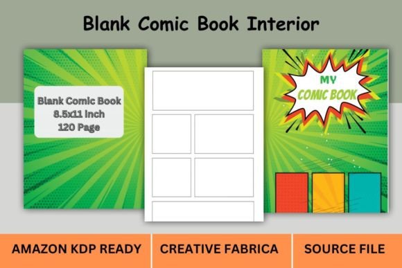 Blank Comic Book Cover Interior, 8.5x11: A Practical Guide for Self-Publishers Evaluating KDP-Ready Templates