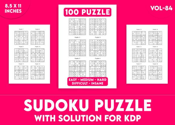 Evaluating Sudoku Puzzles for KDP Interior Vol-84