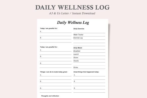 Evaluating the Daily Wellness Log and Wellness Tracker