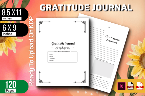 Gratitude Journal KDP: Ready-to-Use Interior Files