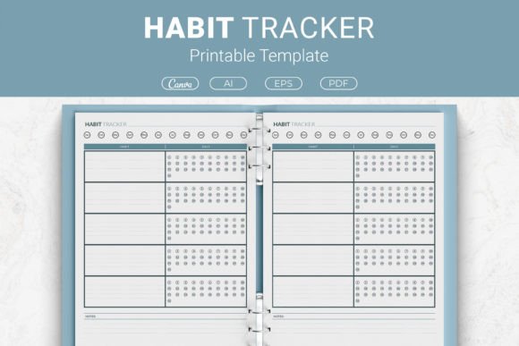 Habit Tracker Printable Template