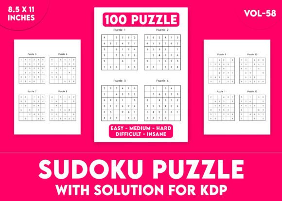 Harnessing Sudoku Puzzles for KDP Interior Vol-58: A Comprehensive Resource for Publishers and Puzzle Enthusiasts