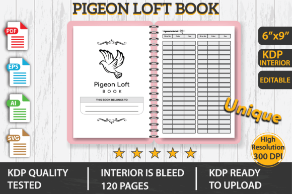 Pigeon Loft Book KDP Interior: Your Ready-to-Use Design Solution