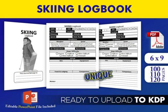 Skiing Logbook KDP Interior Template