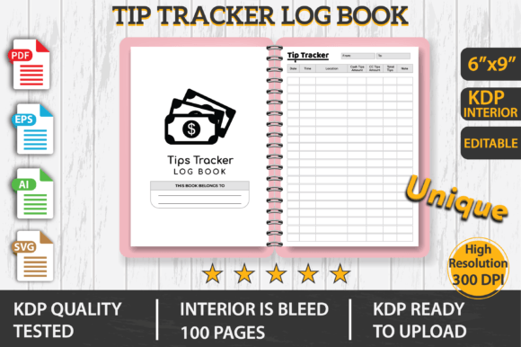 Streamline Publishing with a Tip Tracker Log Book KDP Interior