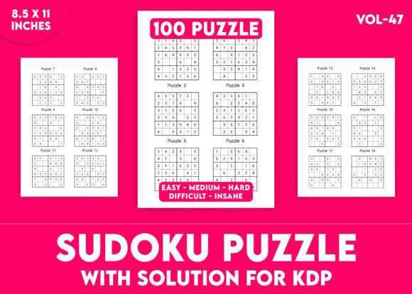 Sudoku Puzzles for KDP Interior Vol-47: Your Ready-Made Shortcut to a Puzzle Book That Sells