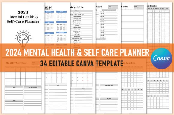 The 2024 Mental Health Self-Care Planner: Designing a Year of Intentional Well-Being
