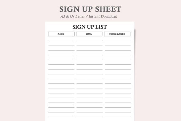 The Essential Guide to Organizing Events and Contacts: Sign-Up, Email, and Sign-In Sheets