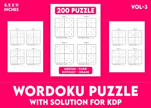 The KDP Publisher's Shortcut: Why Wordoku Puzzles for KDP Interior Vol-3 Belongs in Your Puzzle Book Arsenal