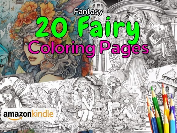 Unlock Your Creativity with a KDP Fairy Coloring Book Interior