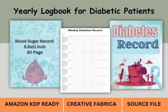 Weekly Diabetes Record Interior Cover Design Guide