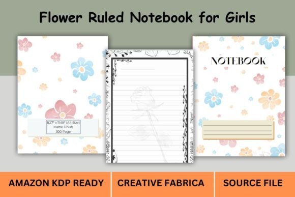 What the Flower Notebook COVER Journal for Women Offers KDP Publishers and Creators
