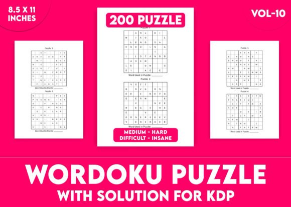 Wordoku Puzzles for KDP Interior Vol-10