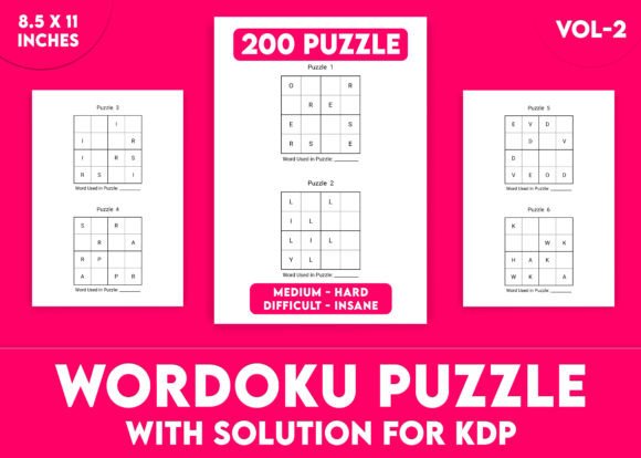 Wordoku Puzzles for KDP Interior Vol-2: What Smart Creators Know Before They Publish